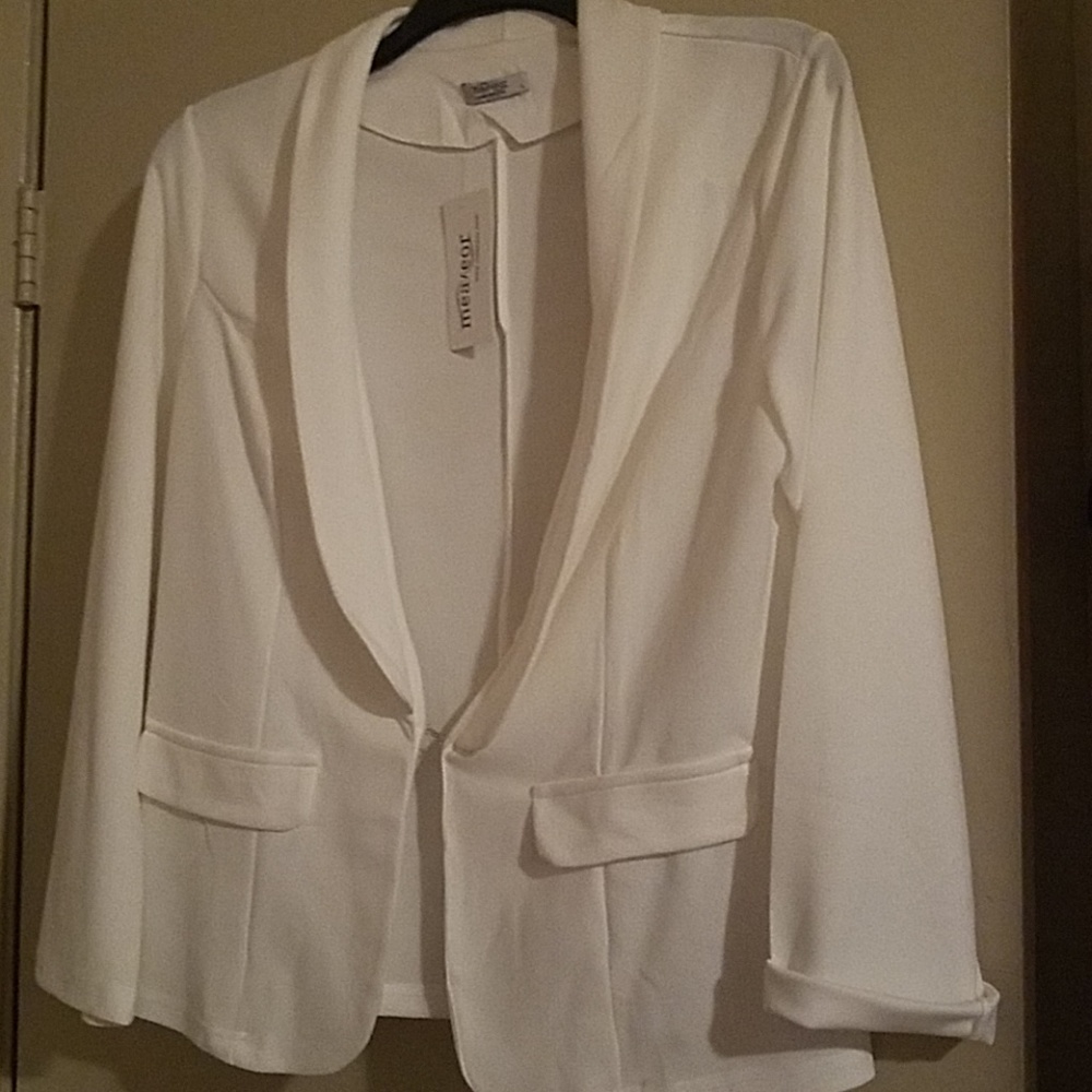 White trendy jacket